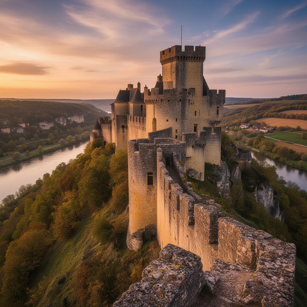 Château de Castelnaud forteresse médiévale surplombant la Dordogne
