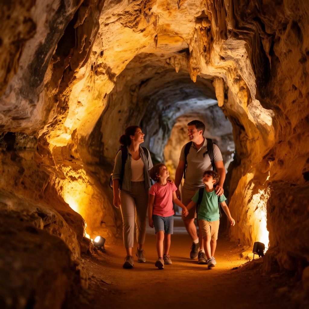 Visite guidée en famille dans la grotte de Tourtoirac activité Dordogne enfants